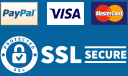 Pagos seguros: VISA, Mastercard, PayPal